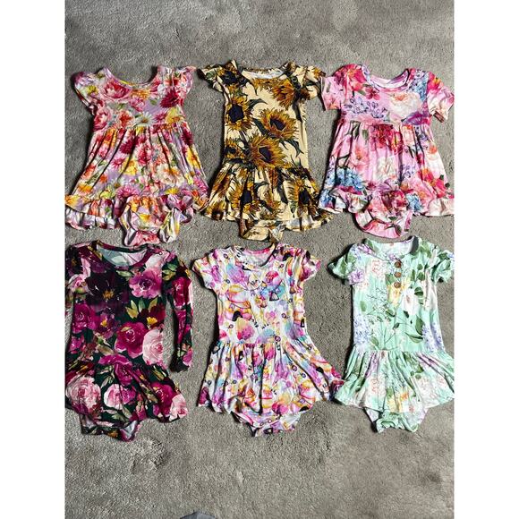 Posh Peanut 18-24 Month Bundle (6) Twirl Dresses One Piece Bodysuit - Picture 1 of 9